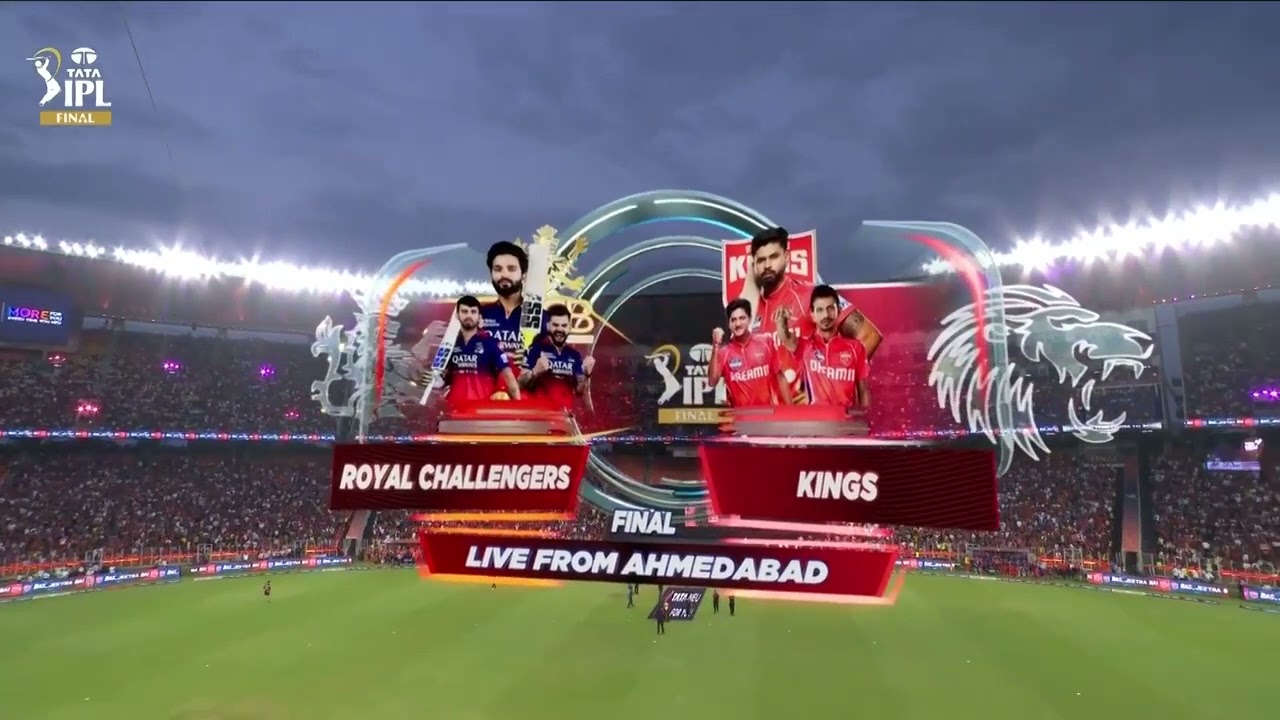 (Historical )Ipl 2025 PBks vs RCB final  RCB wins the trophy after 18 yerar