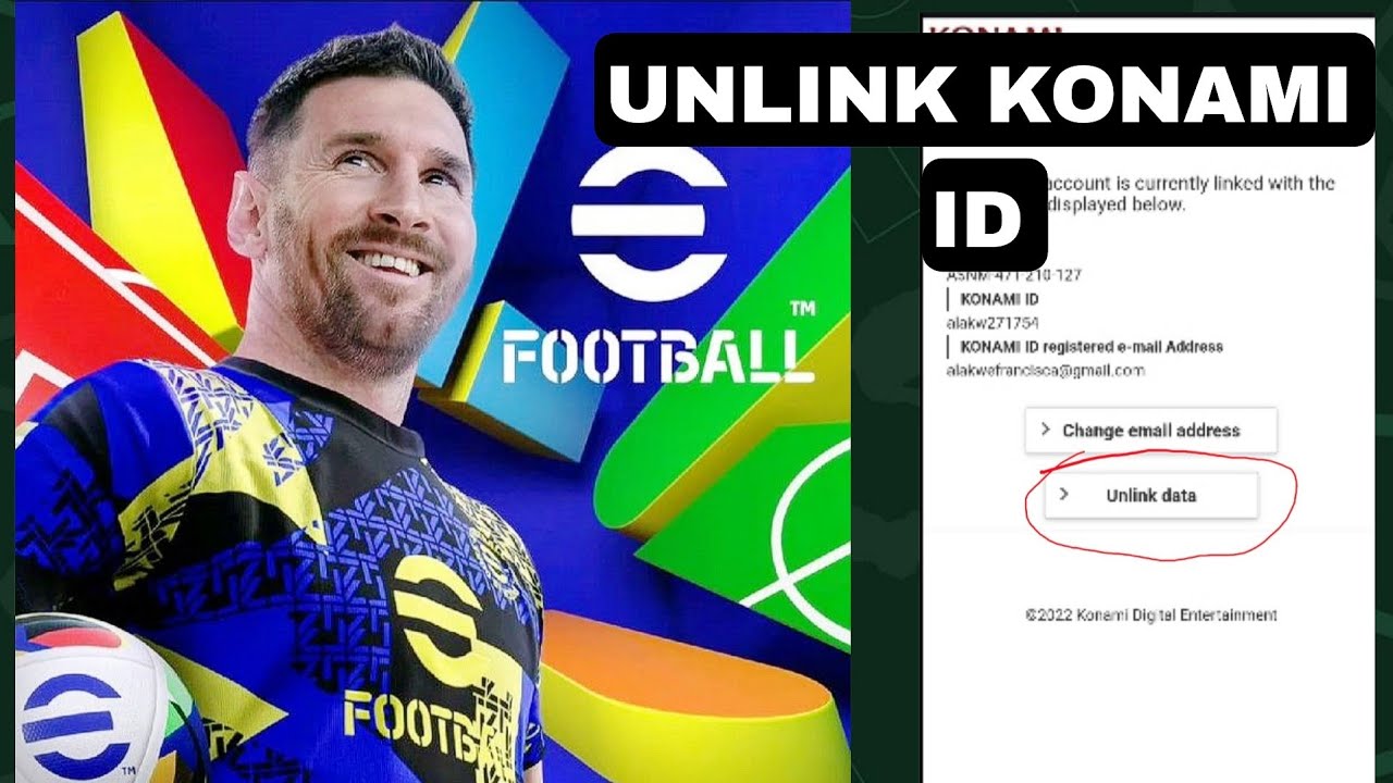 How To Unlink Konami ID Account From eFootball (2026) - Unlink eFootball Account From Konami ID