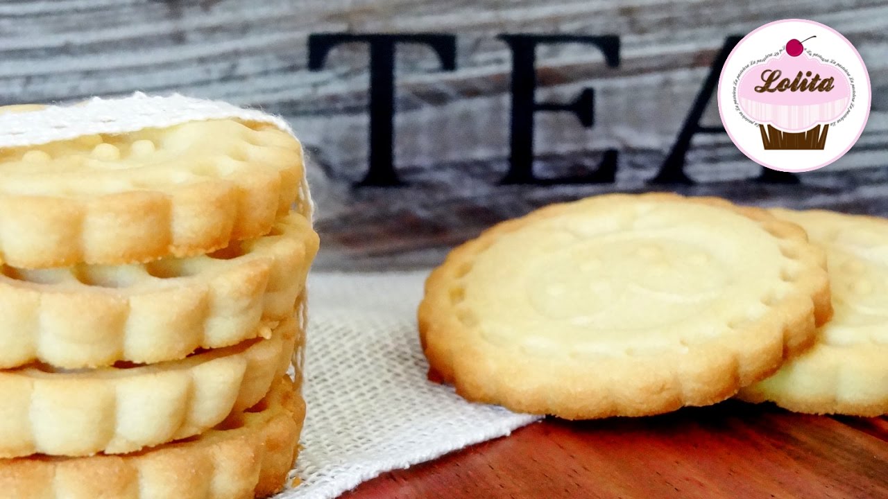 Receta de galletas de mantequilla caseras | Receta fácil | Galletas para el café