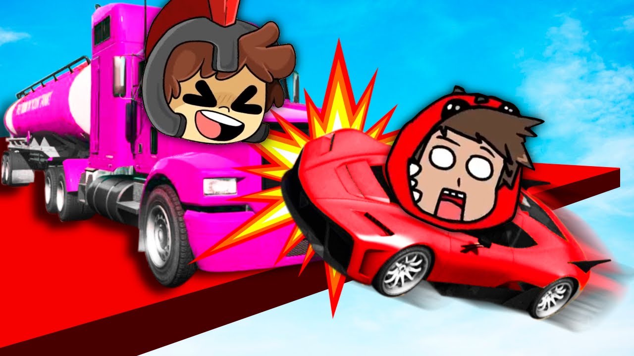 AUTOS EXPLOTAN EN EL CIELO en GTA 5 😱 COMPAS GTA 5 #3