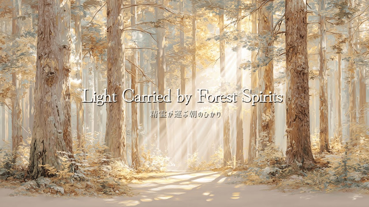 Music for morning Focus & Calm | Light Carried by Forest Spirits【精霊が運ぶ朝のひかり✨】