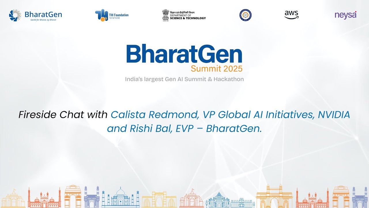 Fireside Chat: Calista Redmond (NVIDIA) & Rishi Bal (BharatGen) &ndash; AI&rsquo;s Next Chapter in India