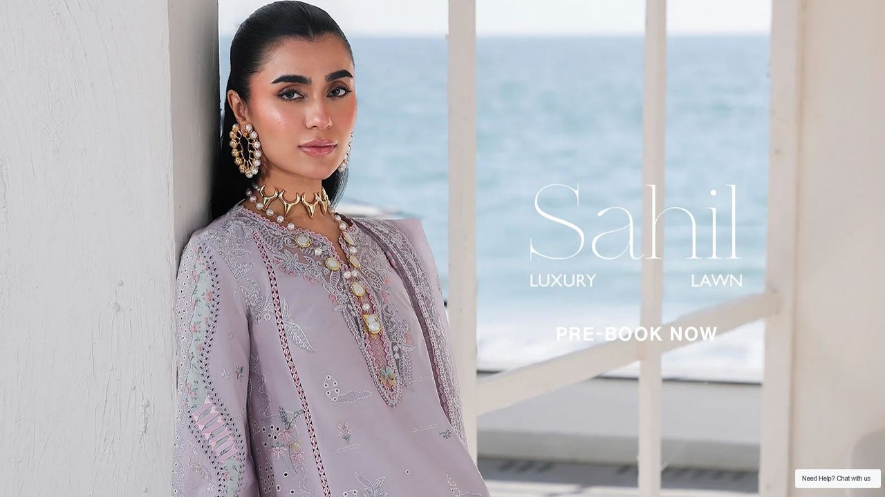Qalamkar New Sahil Luxury Lawn Collection || fashionista 2026