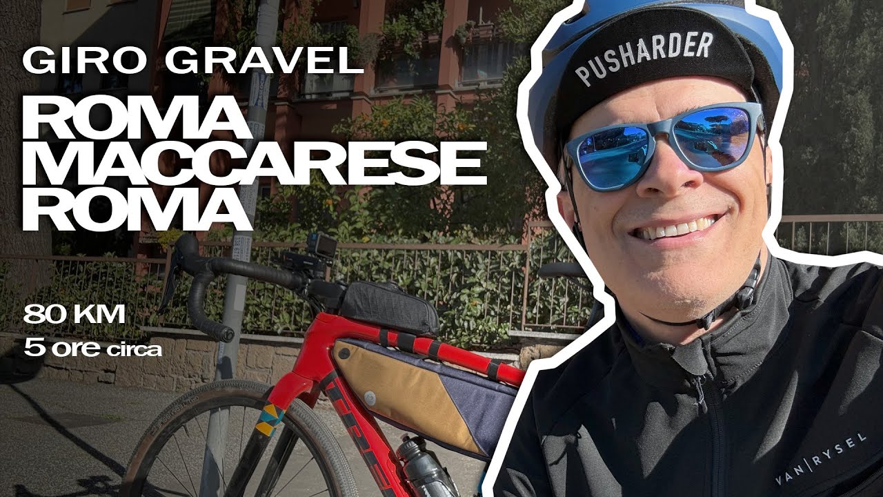 Giro gravel in bici  ROMA - MACCARESE - ROMA