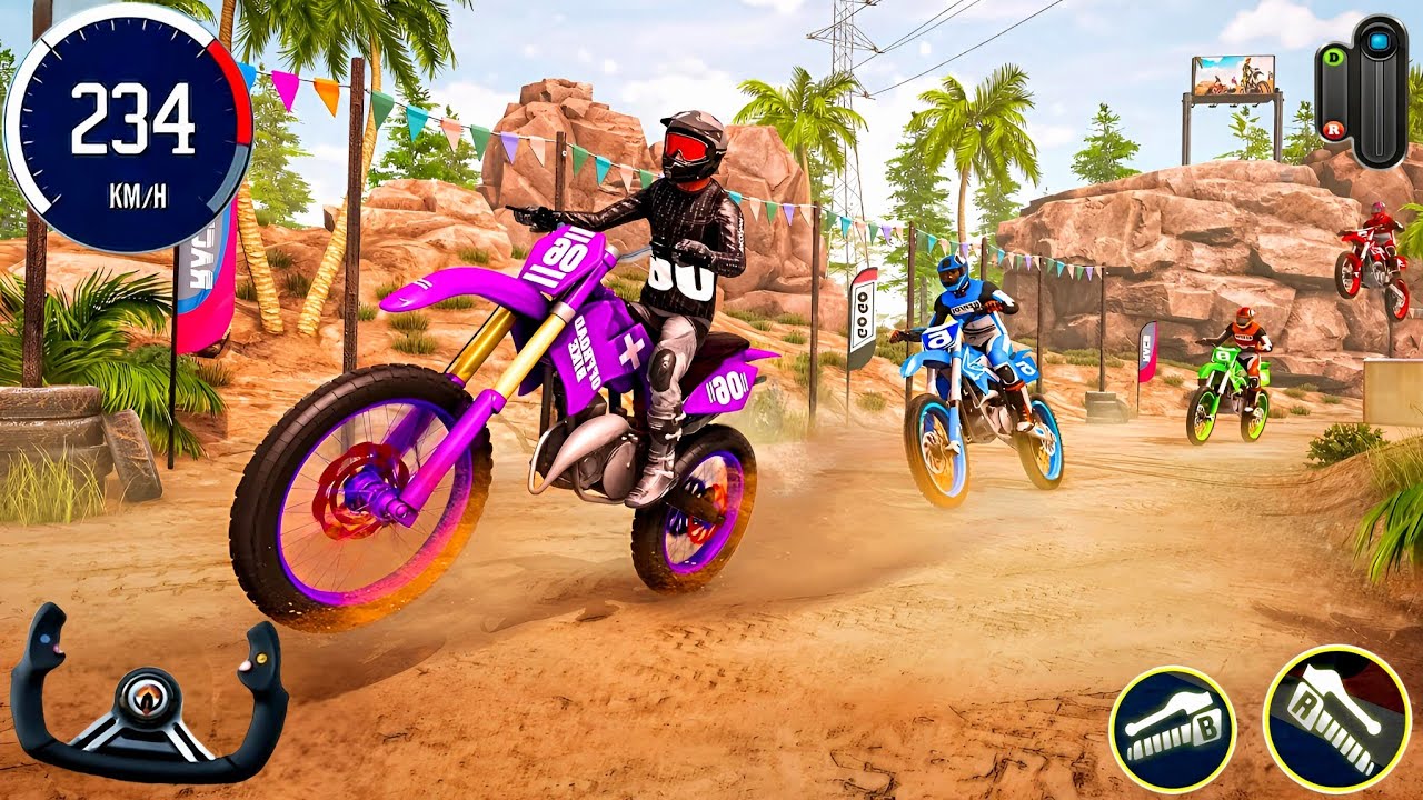 Offroad Dirt Bike Supercross Racing 3D - Mx vs ATV Legends Motorcycle Stunt - PC GamePlay #33
