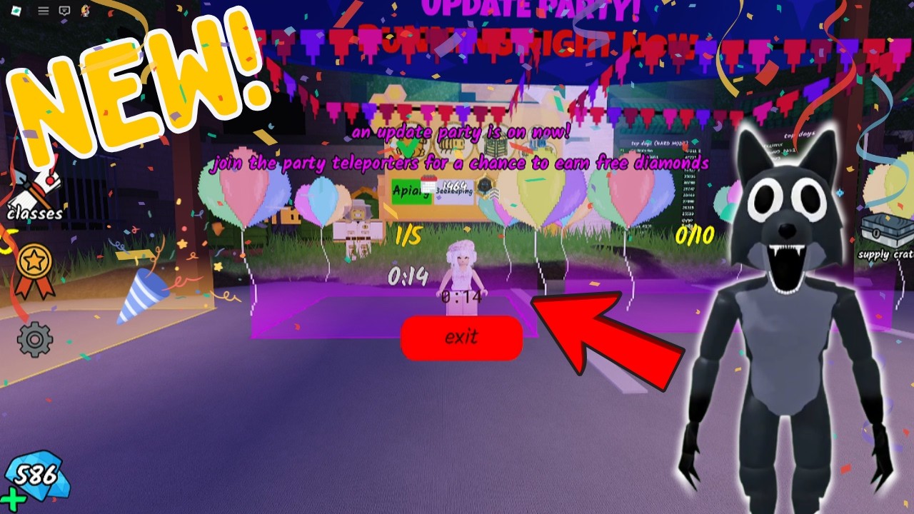 ВЕЧЕРИНКА В ОБНОВЛЕНИИ за 99 ночей в лесу🥳| ROBLOX