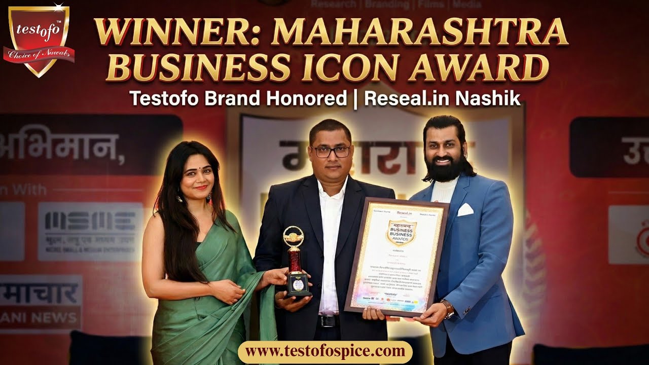 Testofo Wins Maharashtra Business Icon Award! 🏆 | CEO Ajmal Khan | Reseal.in Nashik