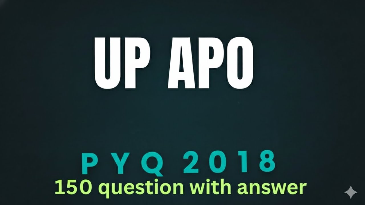 UP APO Previous Year Paper Solution | 2018 Paper with New Sections (BNS/BNSS/BSA) | Sarkari Taiyari
