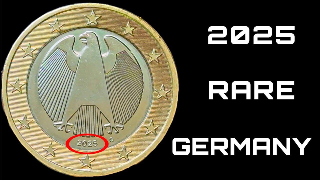 RARE Germany 1 Euro coin 2025 G
