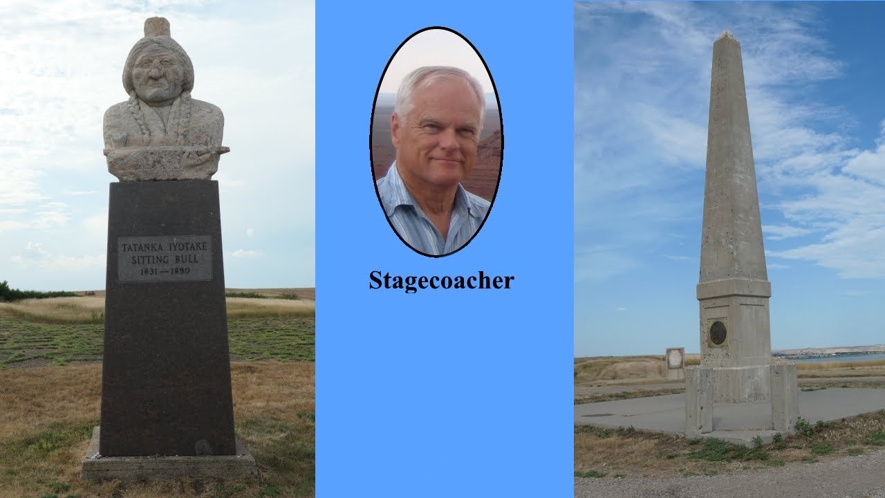 Sitting Bull and Sakakawea Monuments, South Dakota.