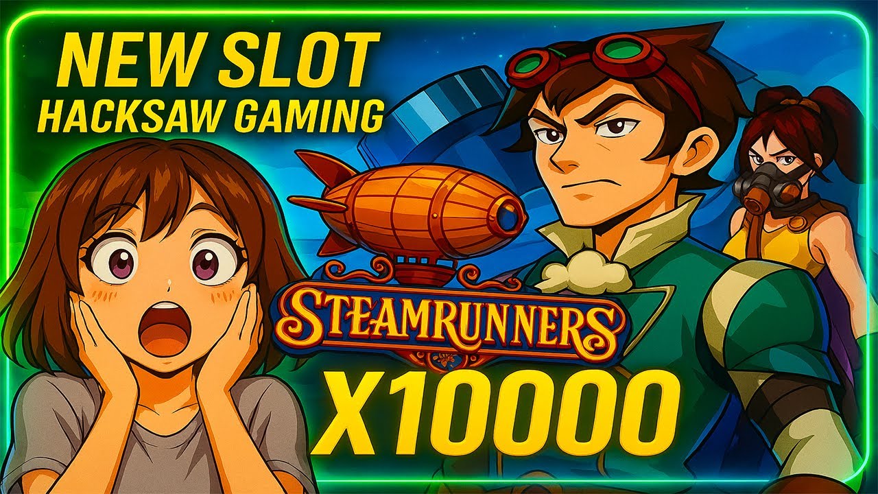 NEW SLOT HACKSAW GAMING &ndash; STEAMRUNNERS ⚙️ X10000 TEST !