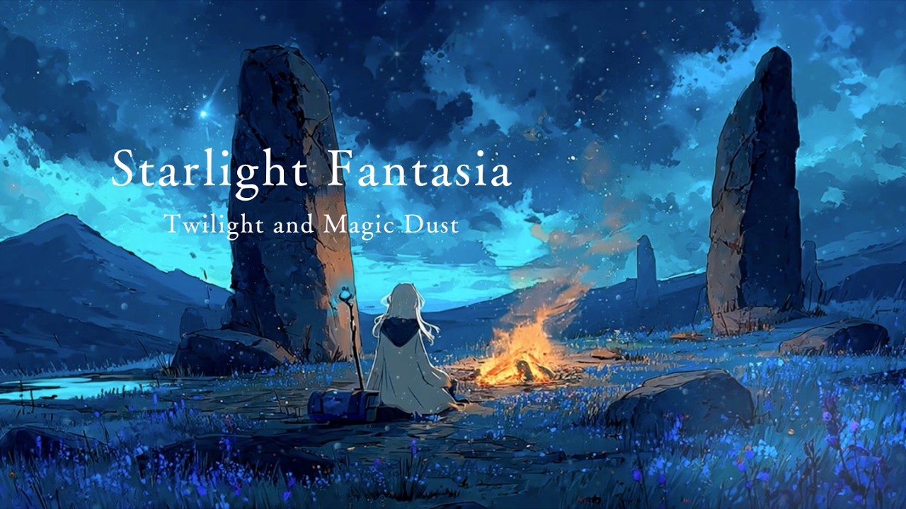 【旅するケルト音楽】夕暮れと魔法の粒 | 集中と勉強のためのファンタジーBGM
