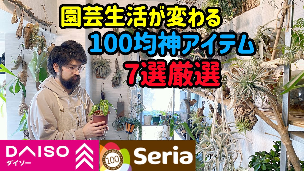 マジで使える園芸アイテム７選【ダイソー・セリア・スタンダードプロダクツ】