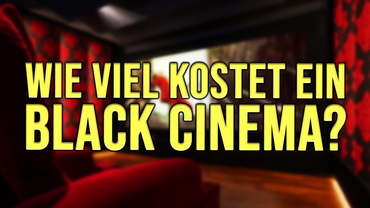 High Performance Heimkino &ndash; So viel kostet ein echtes Black Cinema!