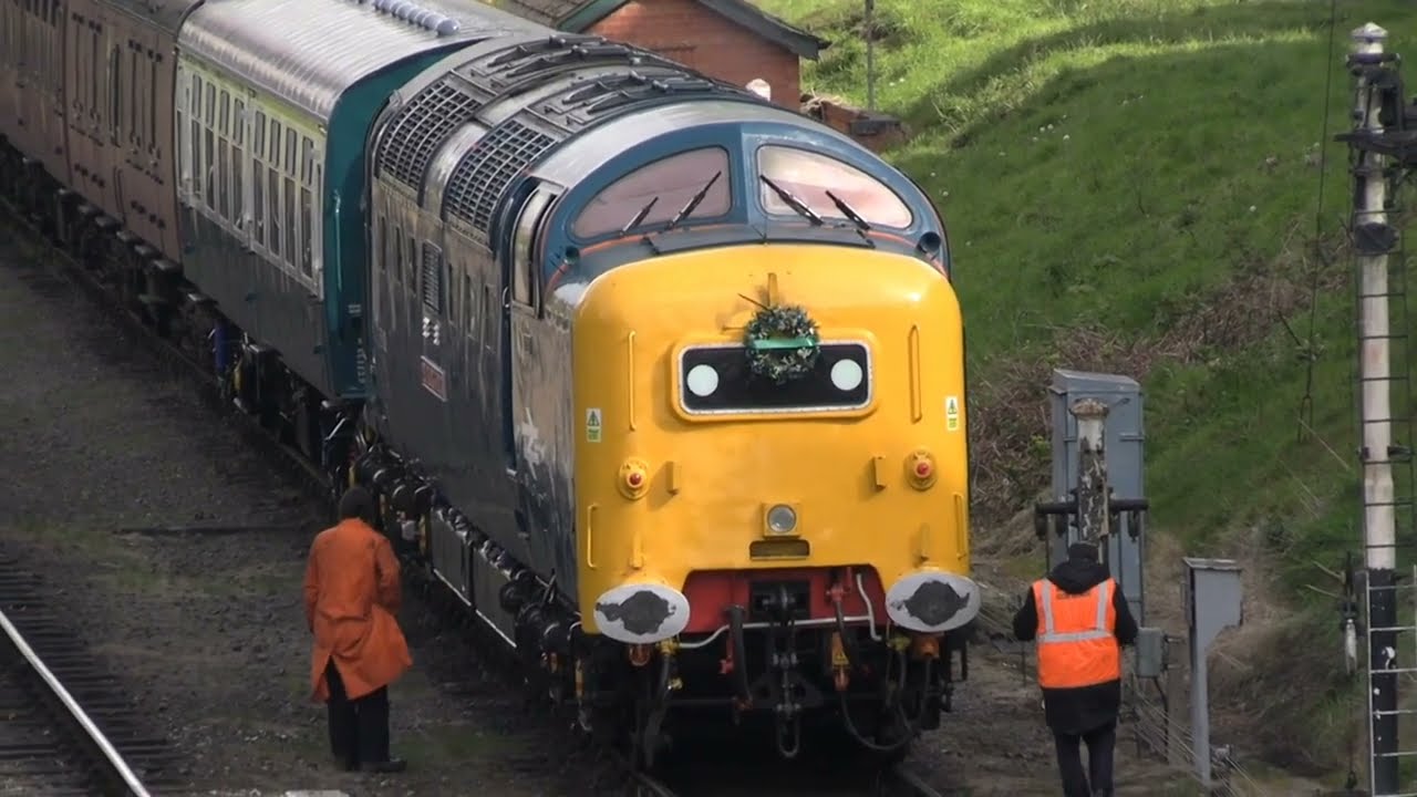 The Mighty Deltic in Action at The Great Central Railway 🎶 #train 