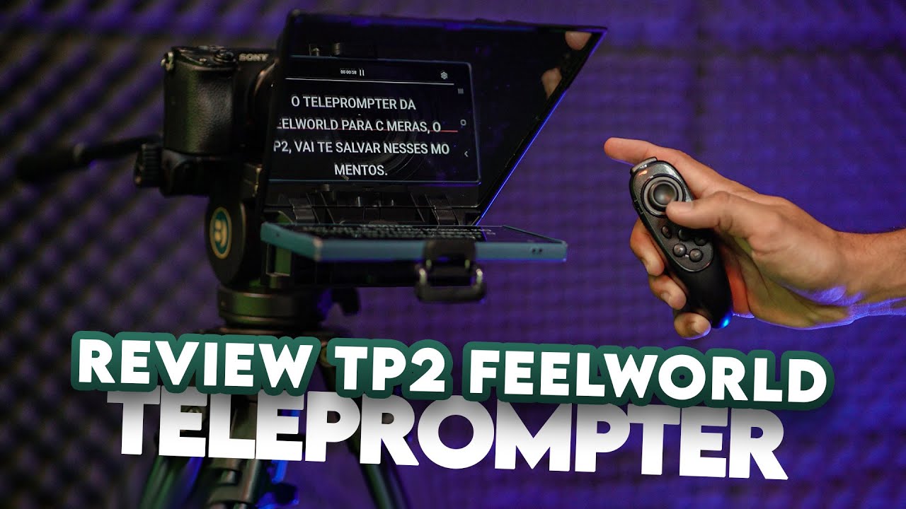 FEELWORLD TP2: TELEPROMPTER PORTÁTIL PARA DSLR! | CUSTO-BENEFÍCIO
