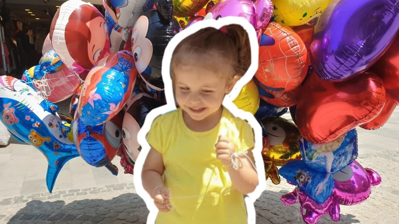 Uçan Balon Aldık Maya Çok Mutlu Oldu