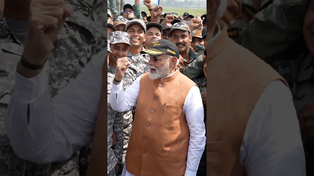 Highlights from PM Modi's visit to Adampur Air Base