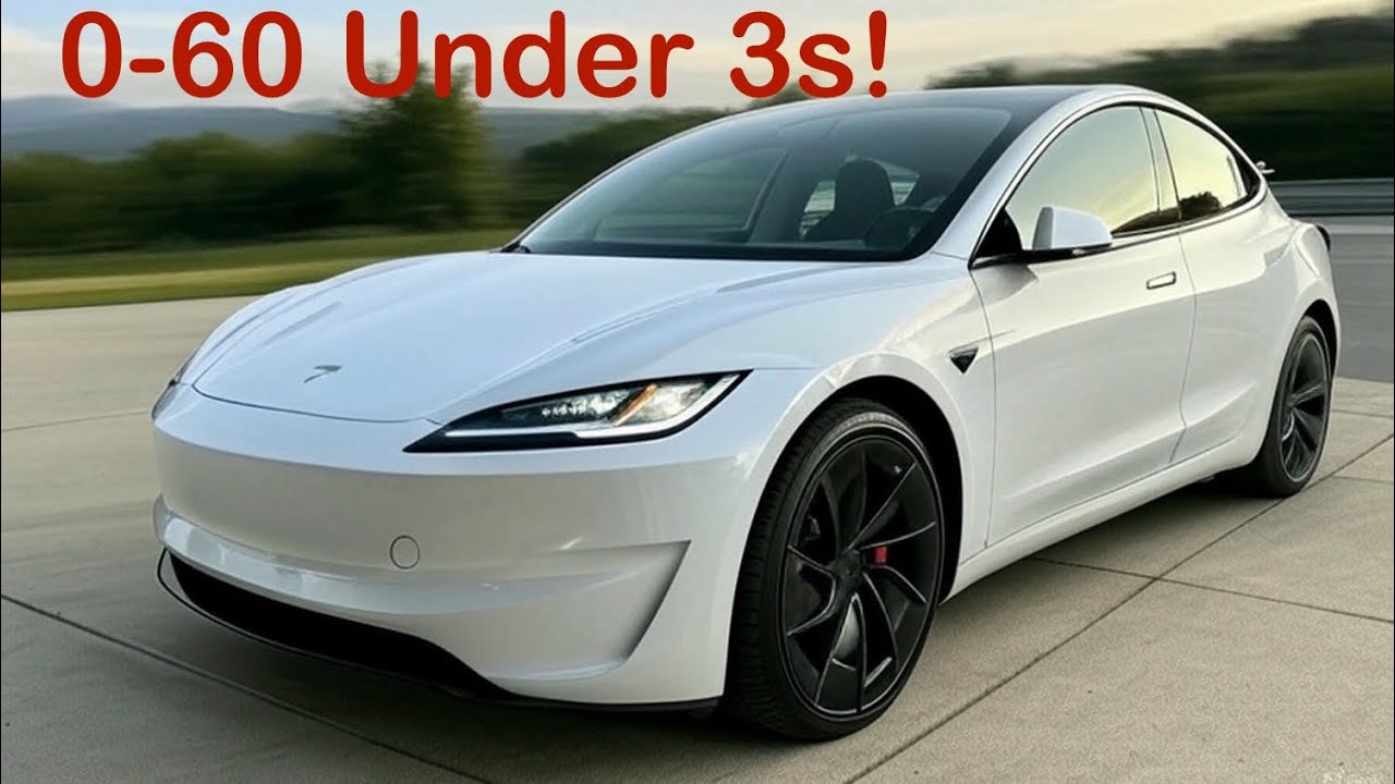 Как разогнаться до 100 км/ч менее чем за 3 секунды на Tesla Model 3 Performance 2024 года! (Фото ...