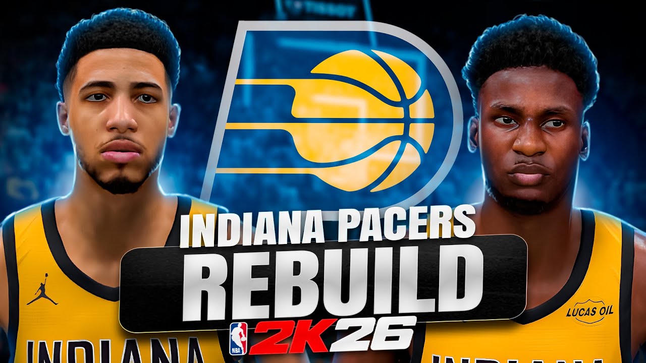 EU RECONSTRUI o INDIANA PACERS no NBA2K26! 🟡🏁