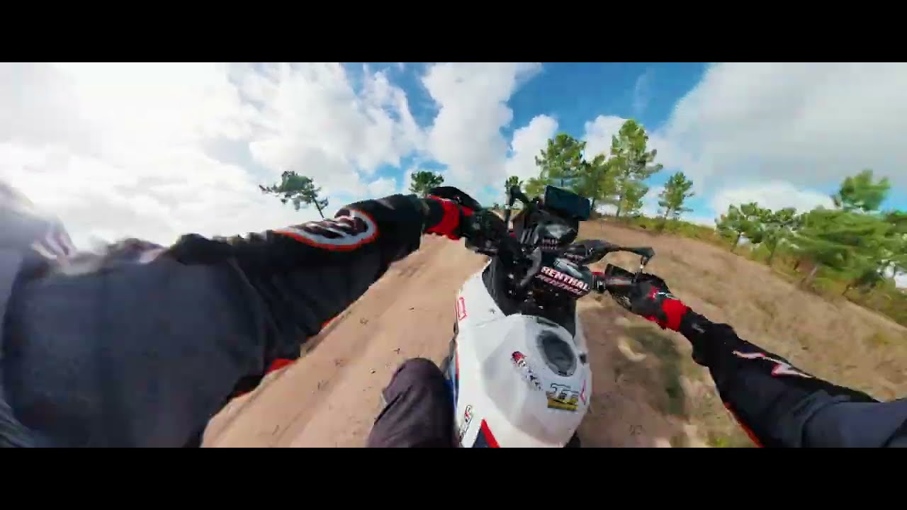 Transalp XL750 Takes the Last Clean Lap Before the Sand Was Plowed