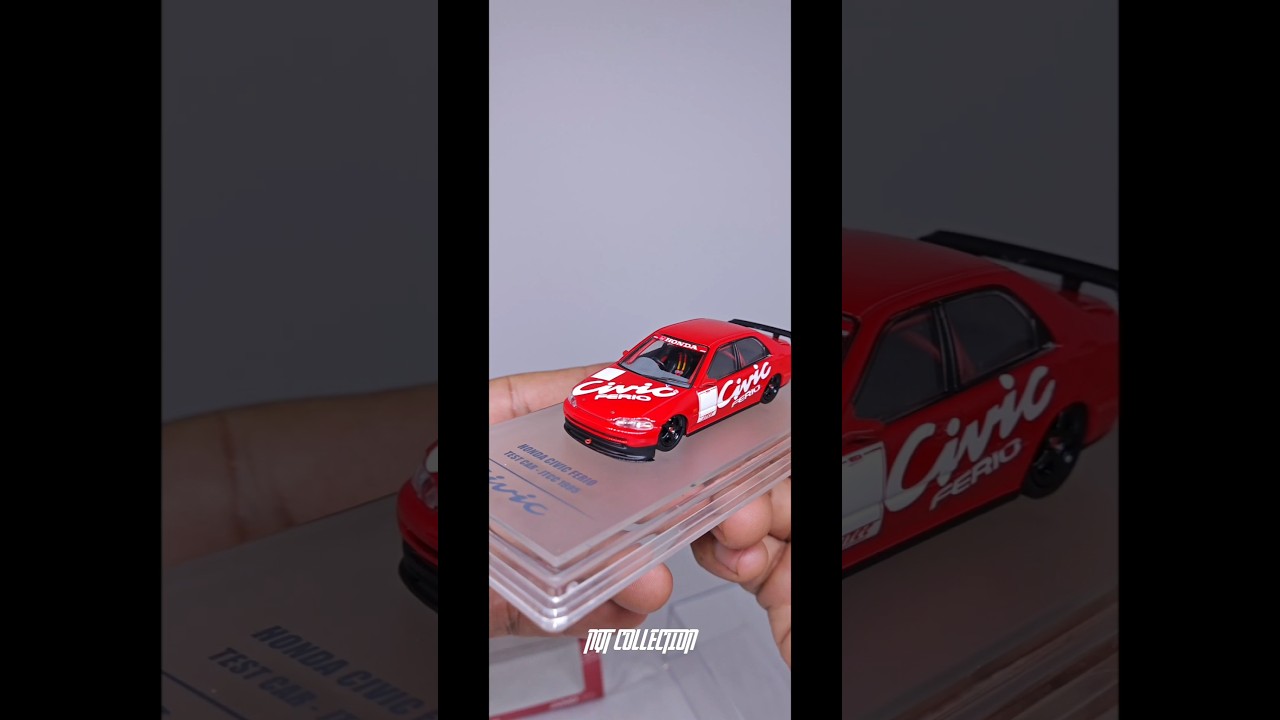 Unboxing Diecast 1:64 INNO64  HONDA CIVIC FERIO TEST CAR JTCC 1995