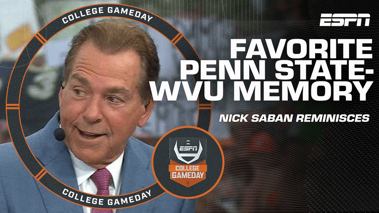 This Penn State vs. West Virginia moment Nick Saban will NEVER forget 🥹 | College GameDay