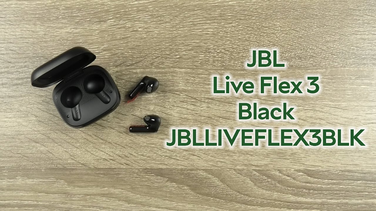 Розпаковка JBL Live Flex 3 Black (JBLLIVEFLEX3BLK)