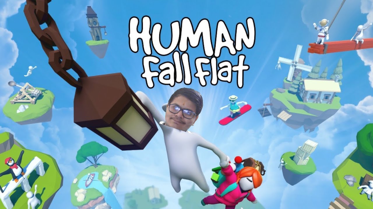 Playing Human Fall Flat | Steam levels #captainsourav #humanfallflat #gaming