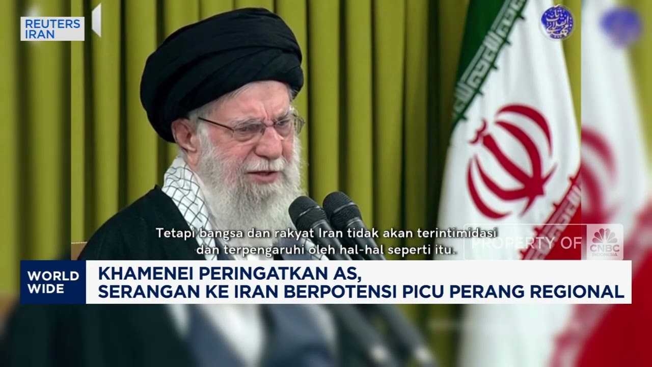Khamenei Peringatkan AS, Serangan ke Iran Picu Perang Regional