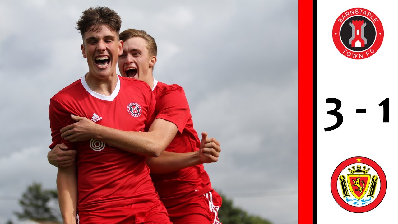 Barnstaple Town 3 - 1 Saltash United | FA Cup Extra Preliminary Round | Highlights