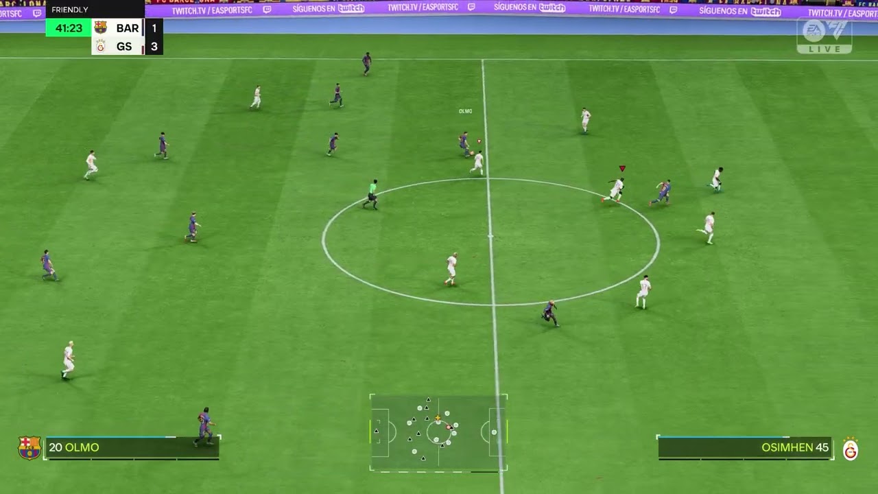 EAFC25 full match FC Barcelona 2-5 Galatasaray