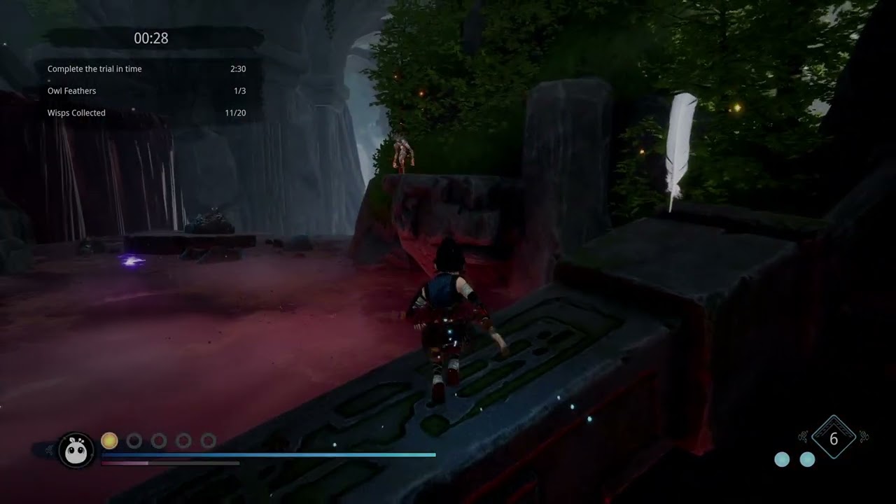 [World Record] Collapsed Quarry Trial 1:08 (All Objectives) Speedrun - Kena : Bridge of Spirits