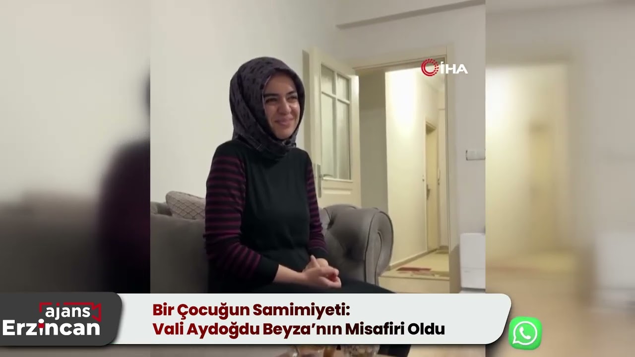 Bir Çocuğun Samimiyeti: Vali Aydoğdu Beyza’nın Misafiri Oldu