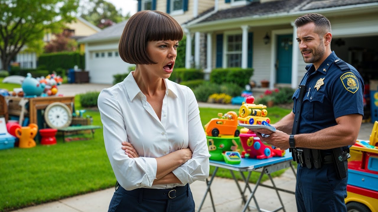HOA Karen Called Cops on My Garage Sale, Officer Confirmed It's Legal and Cited Her for Harassment