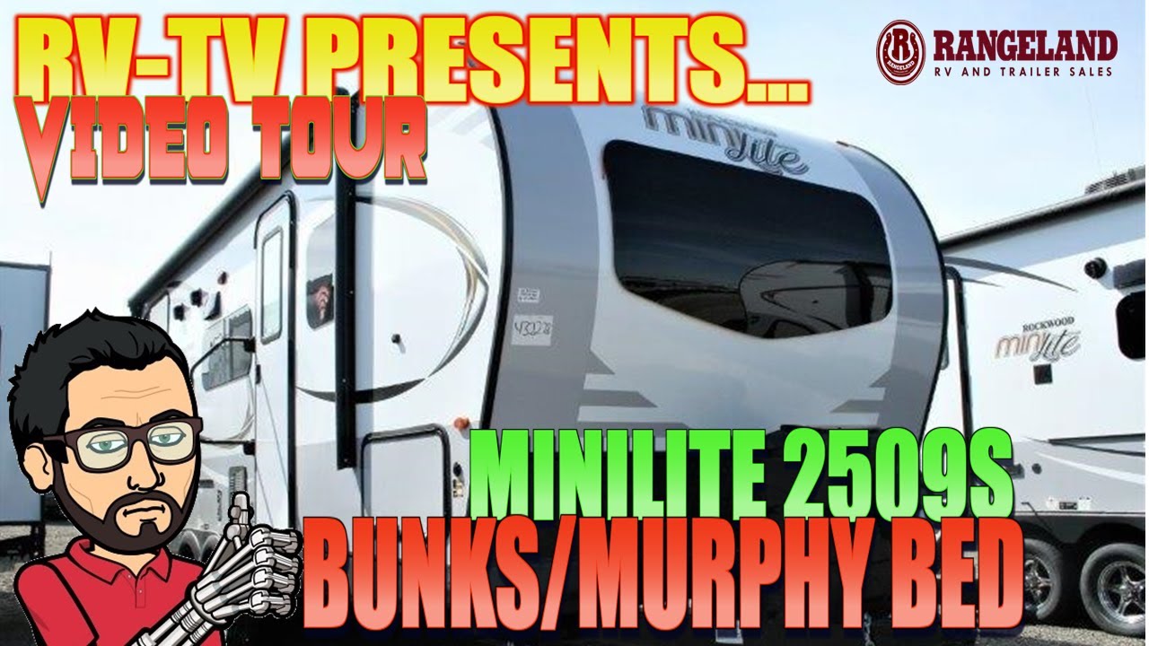 Video/Tour of 2020 Rockwood Minilite 2509S bunk model with Mitch of Rangeland RV