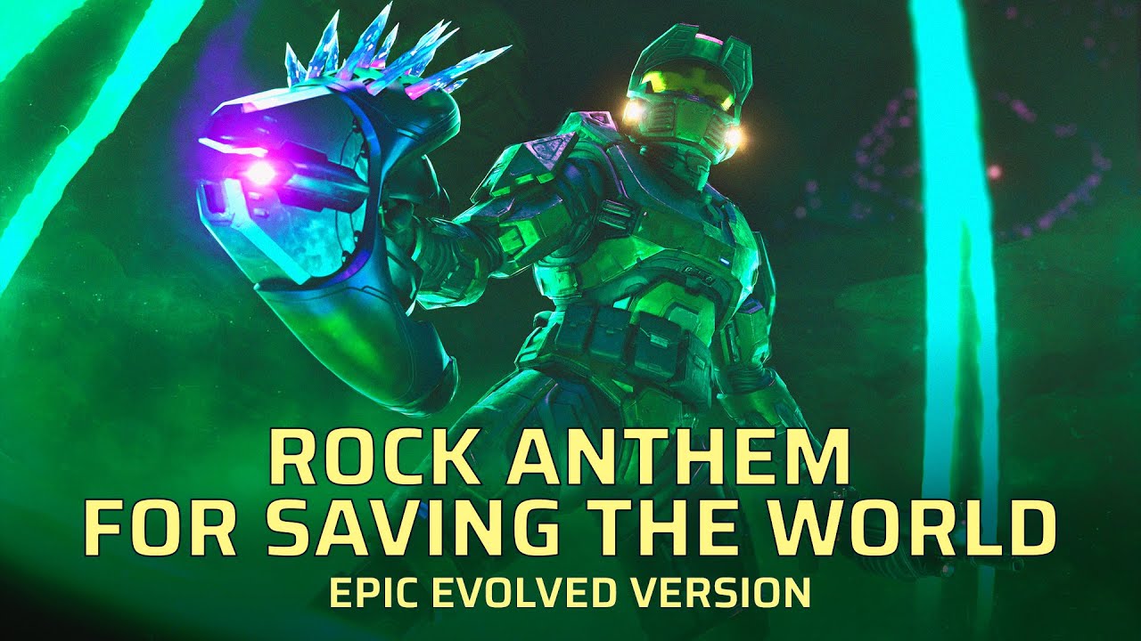 Halo - Rock Anthem For Saving The World but your pants will EVOLVE SUPER HARD after listening to it.