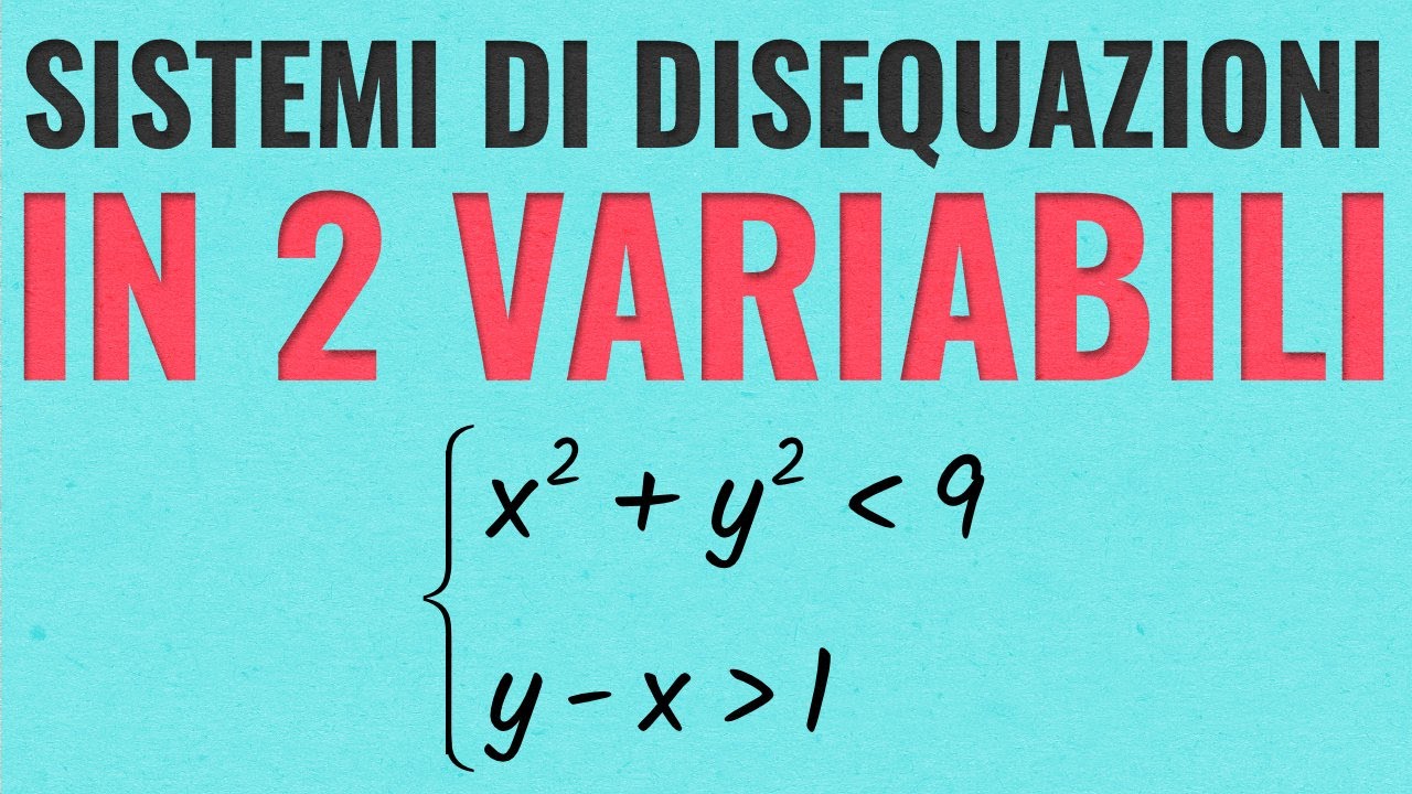 Sistemi di Disequazioni in Due Incognite