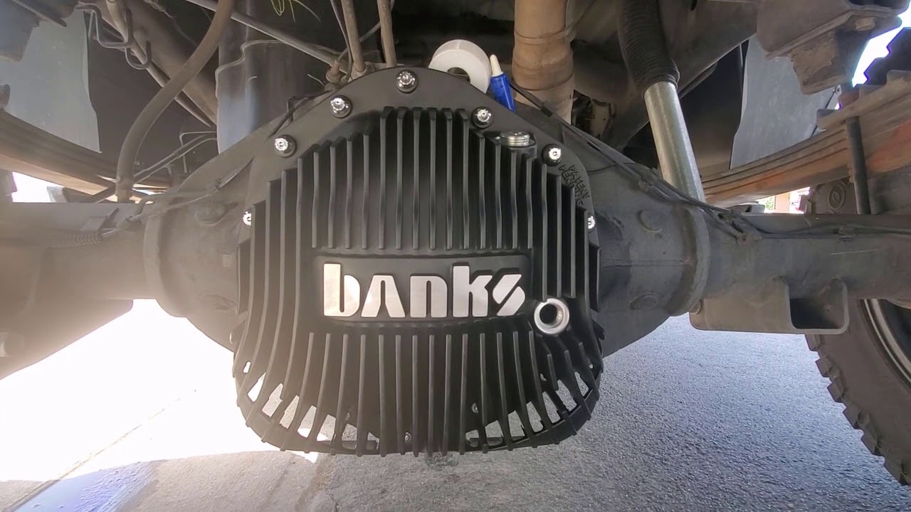 Banks Rear Diff Cover Install Ram 3500