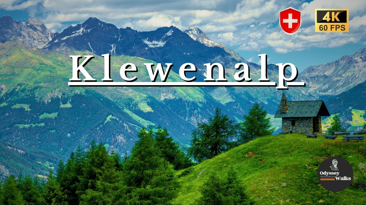 Central Alps, Switzerland  Walking tour 4k 60fps - Breathtaking Views 🇨🇭  Klewenalp & Beckenried 📍