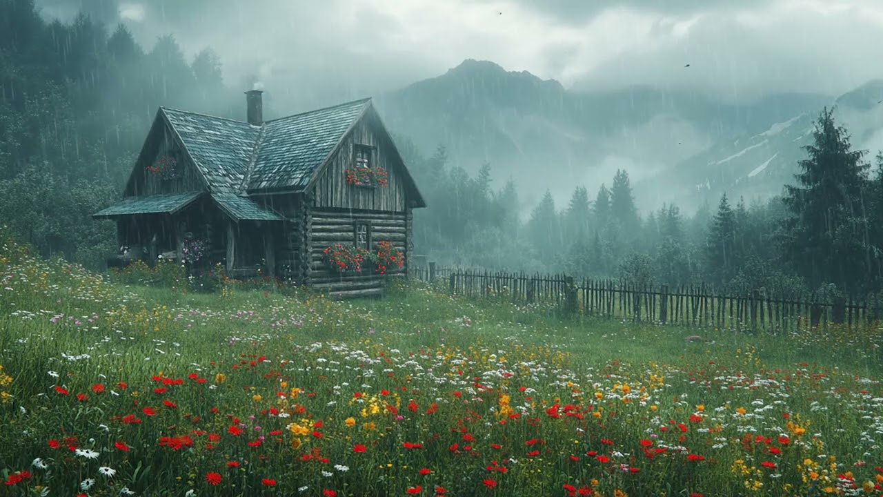 Forest Rain Sound Environment for Sleeping and Studying
