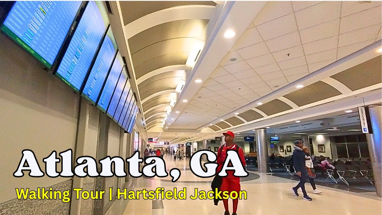 Atlanta, Georgia |  Airport Walking Tour - Gate E | Hartsfield Jackson International