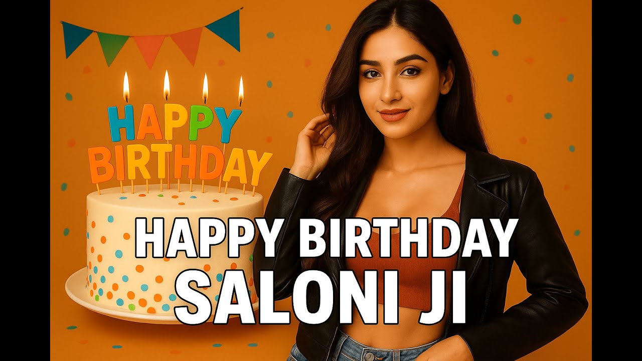 🎂 Happy Birthday Saloni Ji | Special Birthday Song | Happy Birthday Name Songs#viral #viralvideo
