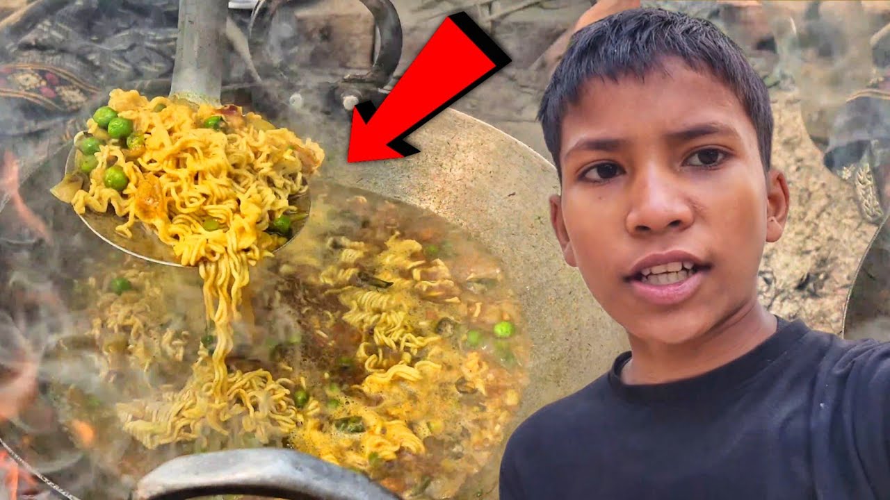 Day 4/100 ll Making Maggie with friends at home l Amann Vlogs Official 