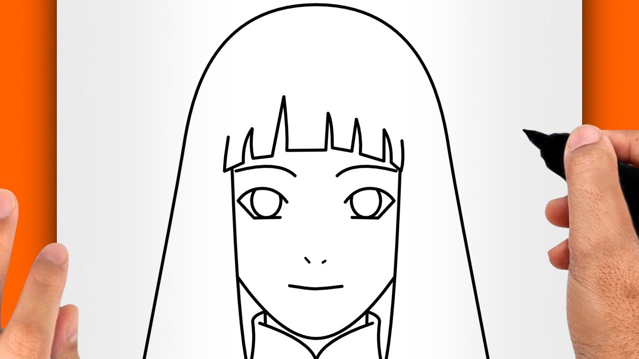 HOW TO DRAW HINATA (EASY HINATA DRAWING)