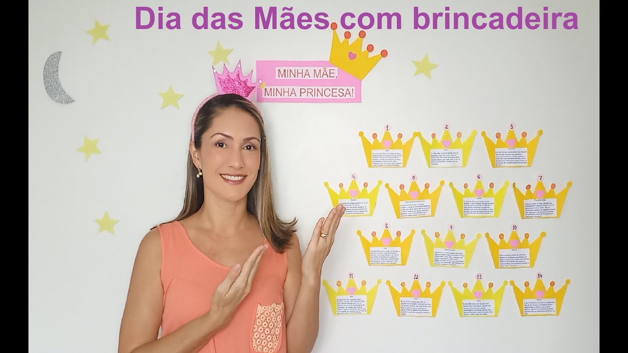 Dia das Mães com brincadeiras (Minha Mãe, Minha Princesa)