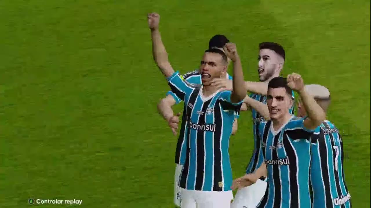 GR3M10 X BR4G4NT1N0  40 V1V0 C0M 1M4G3NS FHD - JOGO DE HOJE GEMEPLAY  PES17