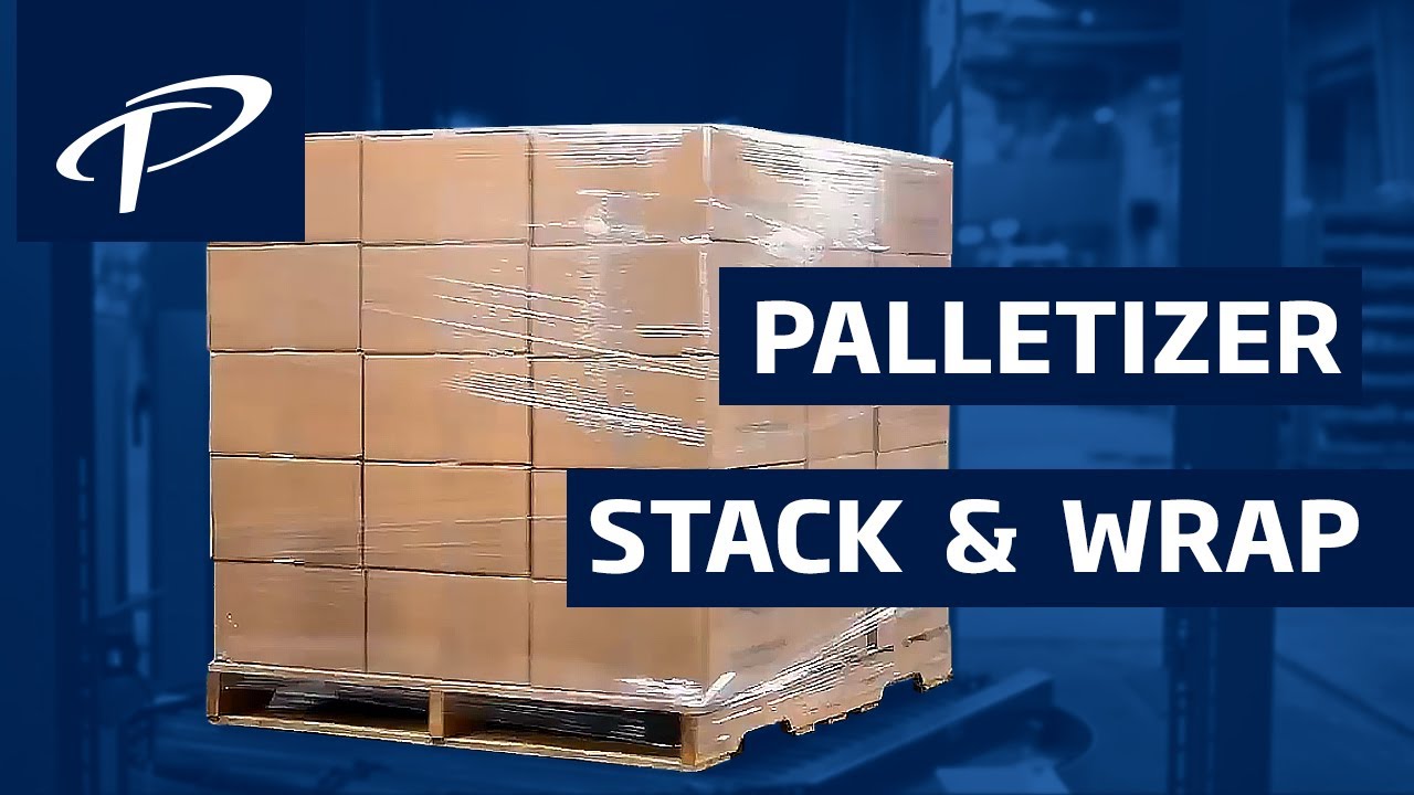 High Level Case Palletizer (Stack & Wrap)