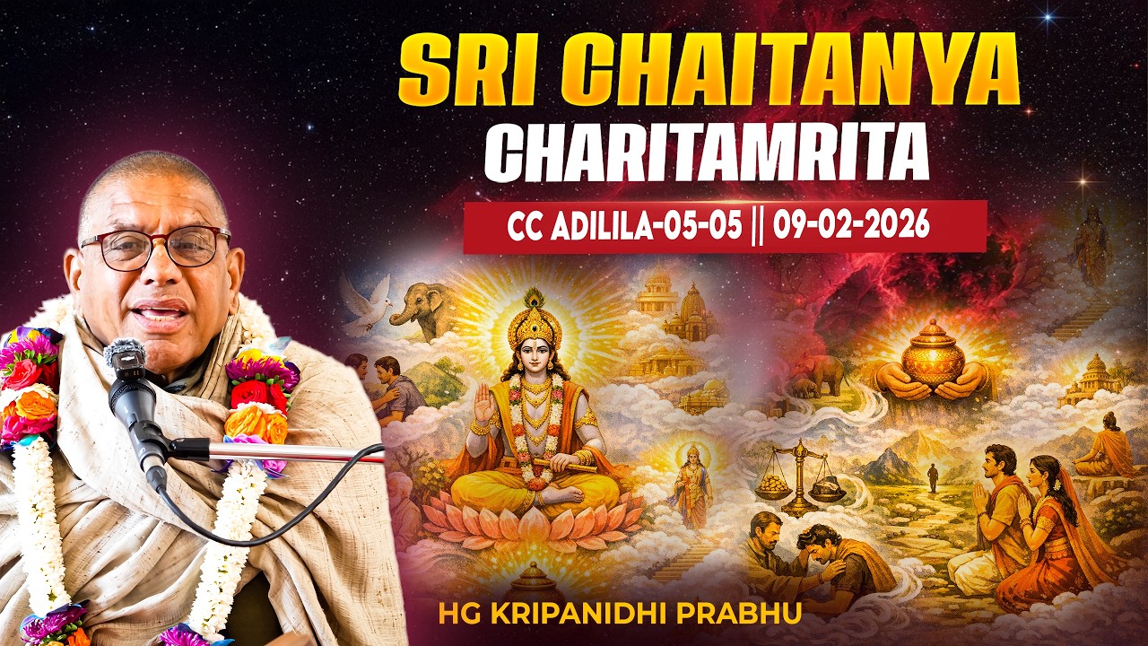 HG Kripanidhi Prabhu || Chaitanya Charitamrita Adilila-05-05 || 09-02-2026