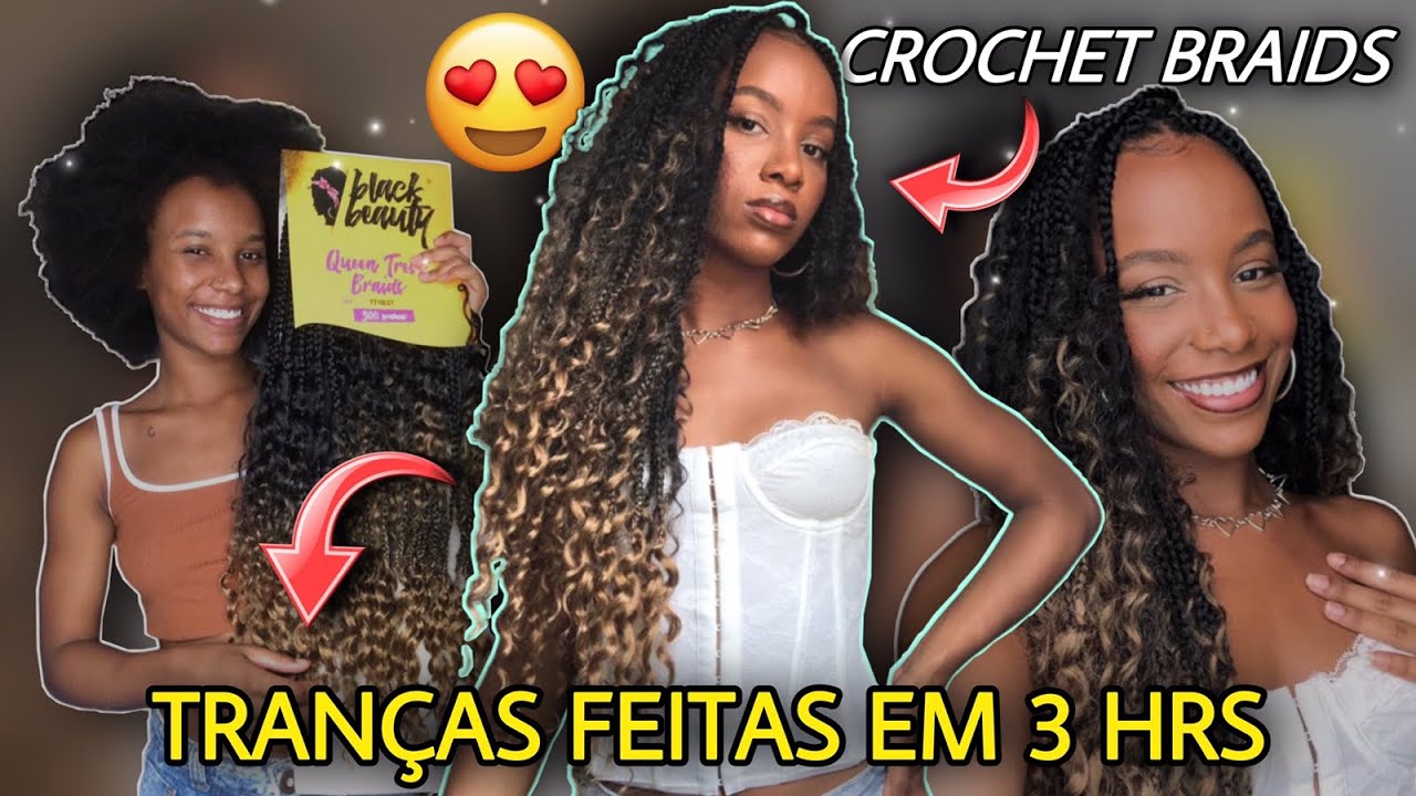 Goddess braids feitas em 3 horas 😍😍😍